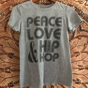 Graphic Tee "Peace, Love & HipHop"